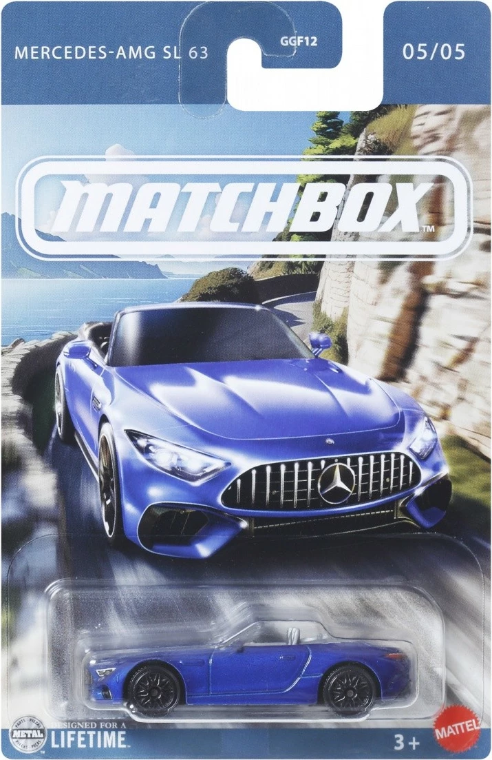 Set vetura lodër Matchbox Mattel GGF12, 10 copë, ngjyra të përziera