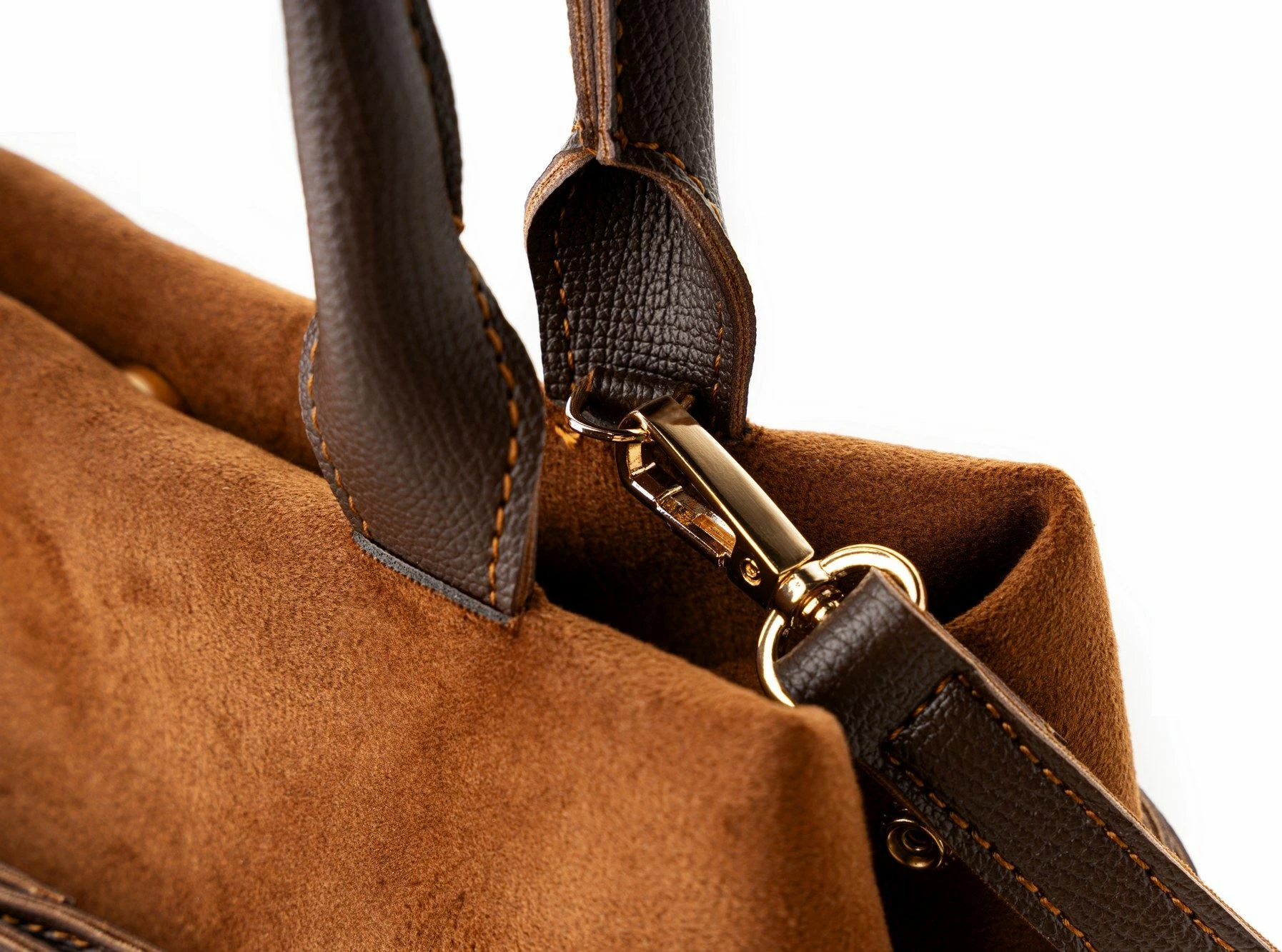 Çantë tote Vince Camuto, Vittoria Mini, kamosh kafe