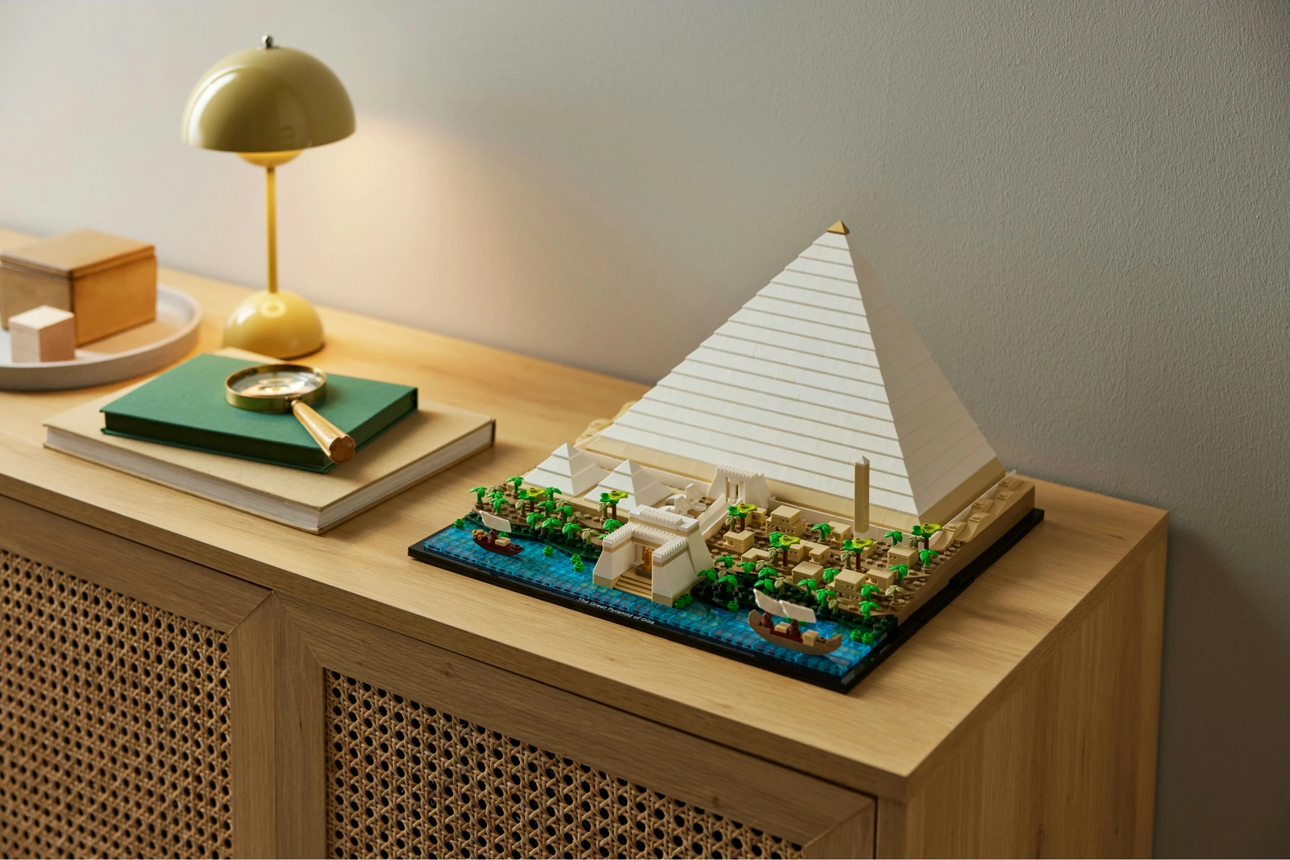 Set ndërtimi LEGO Architecture Great Pyramid of Giza, 1476 pjesë, Multikolor