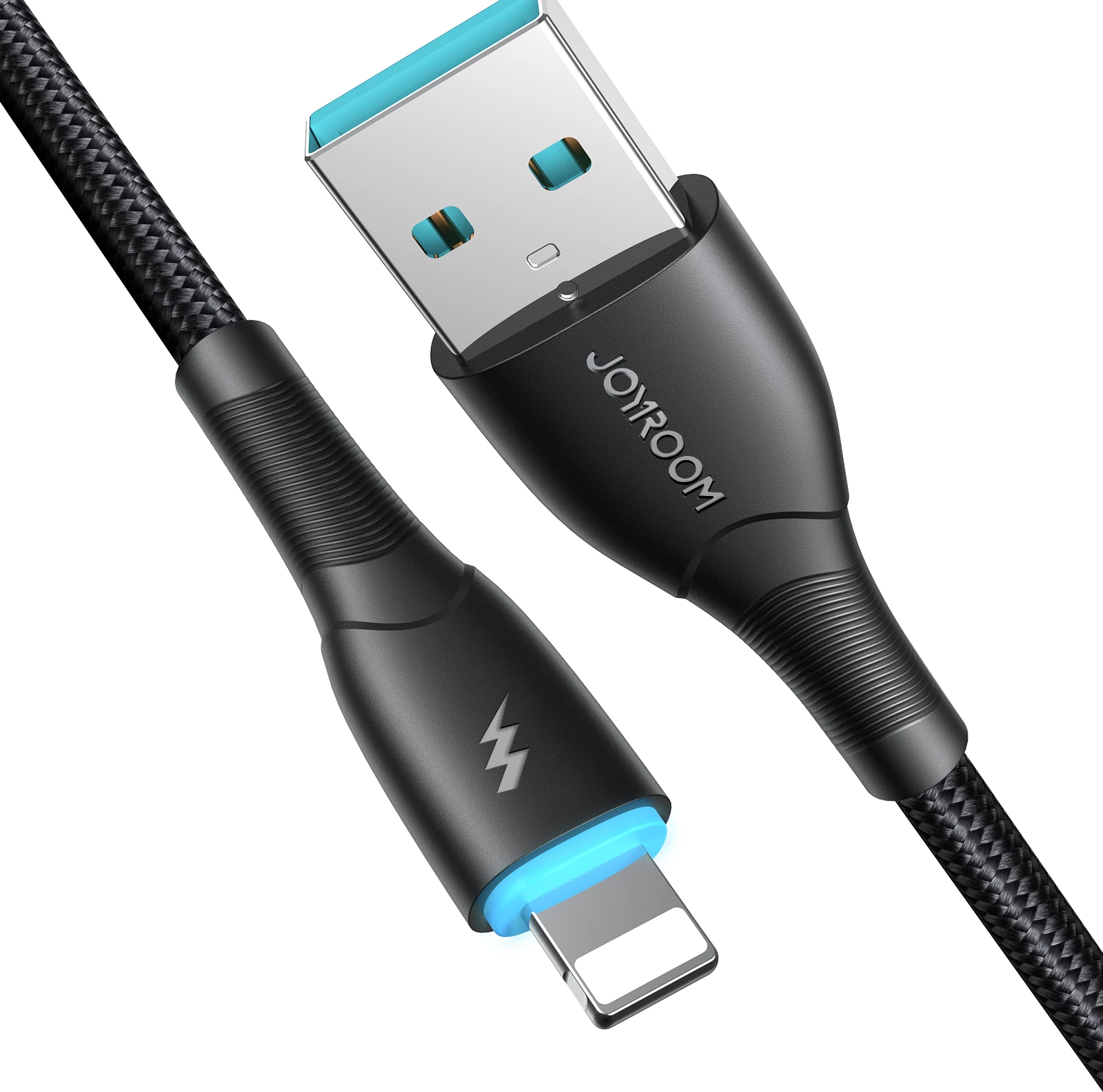 Kabllo Joyroom Starry Series SA32-AL3, USB-A në Lightning, 1m, 3A, e zezë