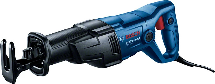 Sharrë reciproke Bosch GSA 120, profesionale, elektrike, blu