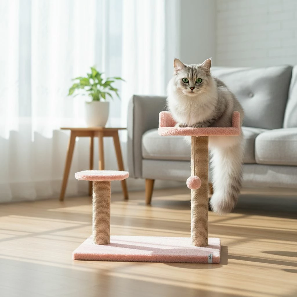 Dërrasë gërvishtëse për mace, Paws & Whiskers, Tiana, rozë