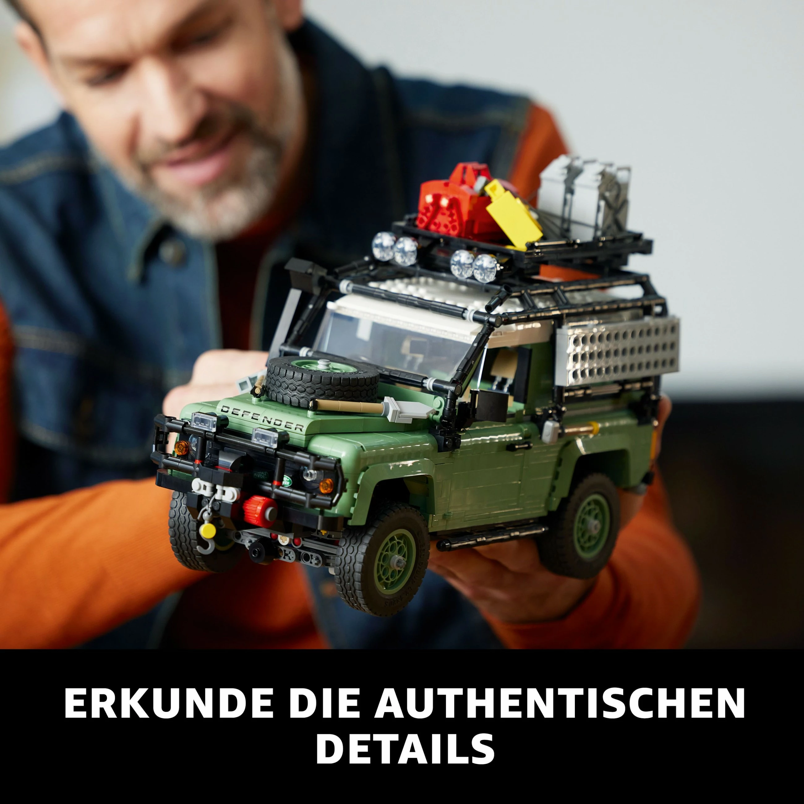 Set ndërtimi LEGO ICONS Land Rover Classic Defender 90, 2336 pjesë, Multikolor