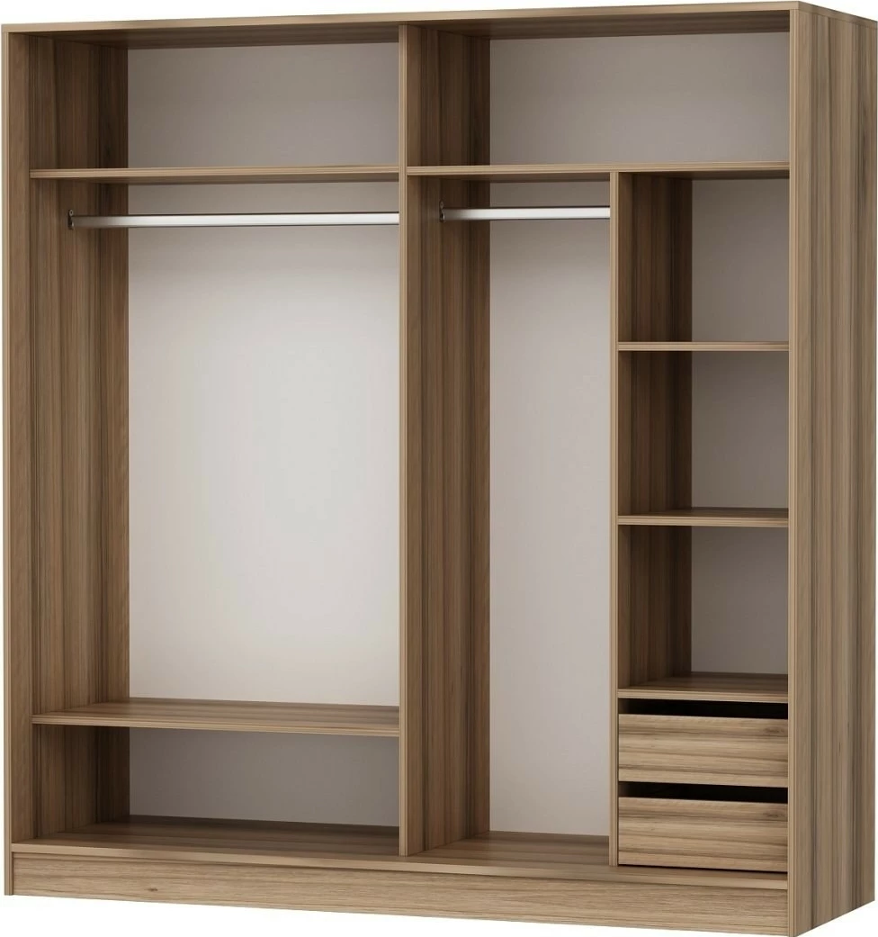 Dollap garderobe Skye Decor, ngjyrë dore, 7171