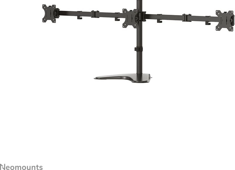 Mbajtës monitori Neomounts FPMA-D550DD3BLACK, për 3 ekrane, 13-27", rregullim lartësie, i zi