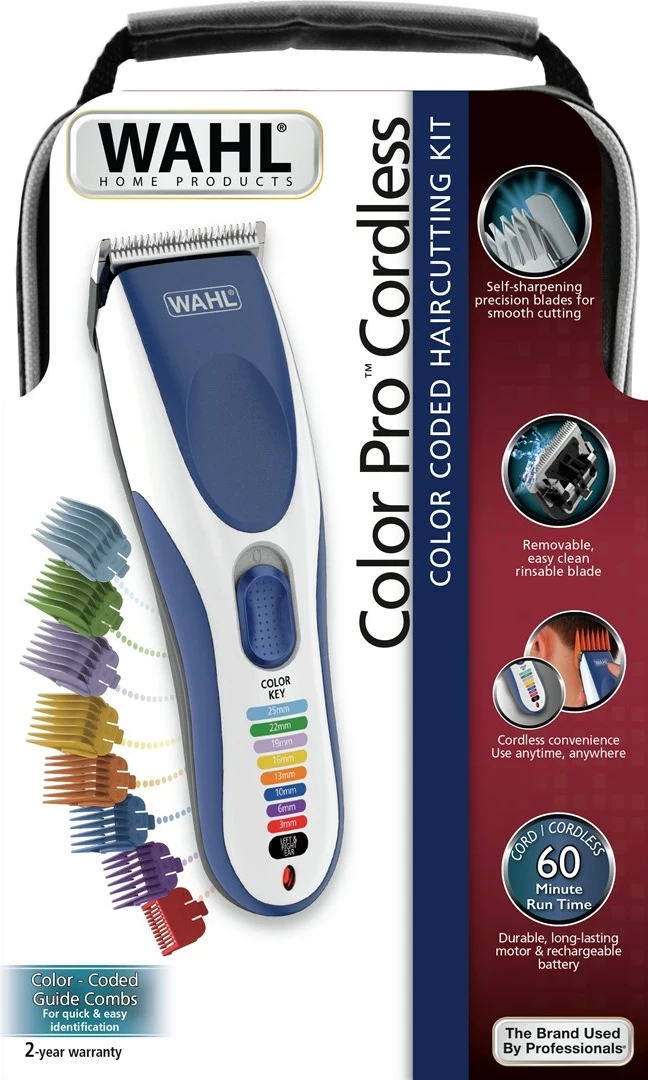 Makinë rroje Wahl Color Pro Cordless, Argjendtë