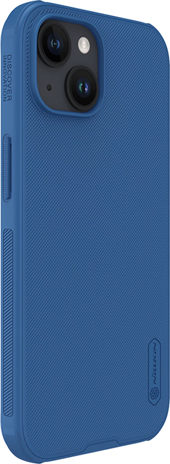 Mbështjellës Nillkin Super Frosted Shield Pro për iPhone 15 Plus, Blu