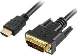 Kabllo HDMI në DVI-D Sharkoon 1m, e zezë