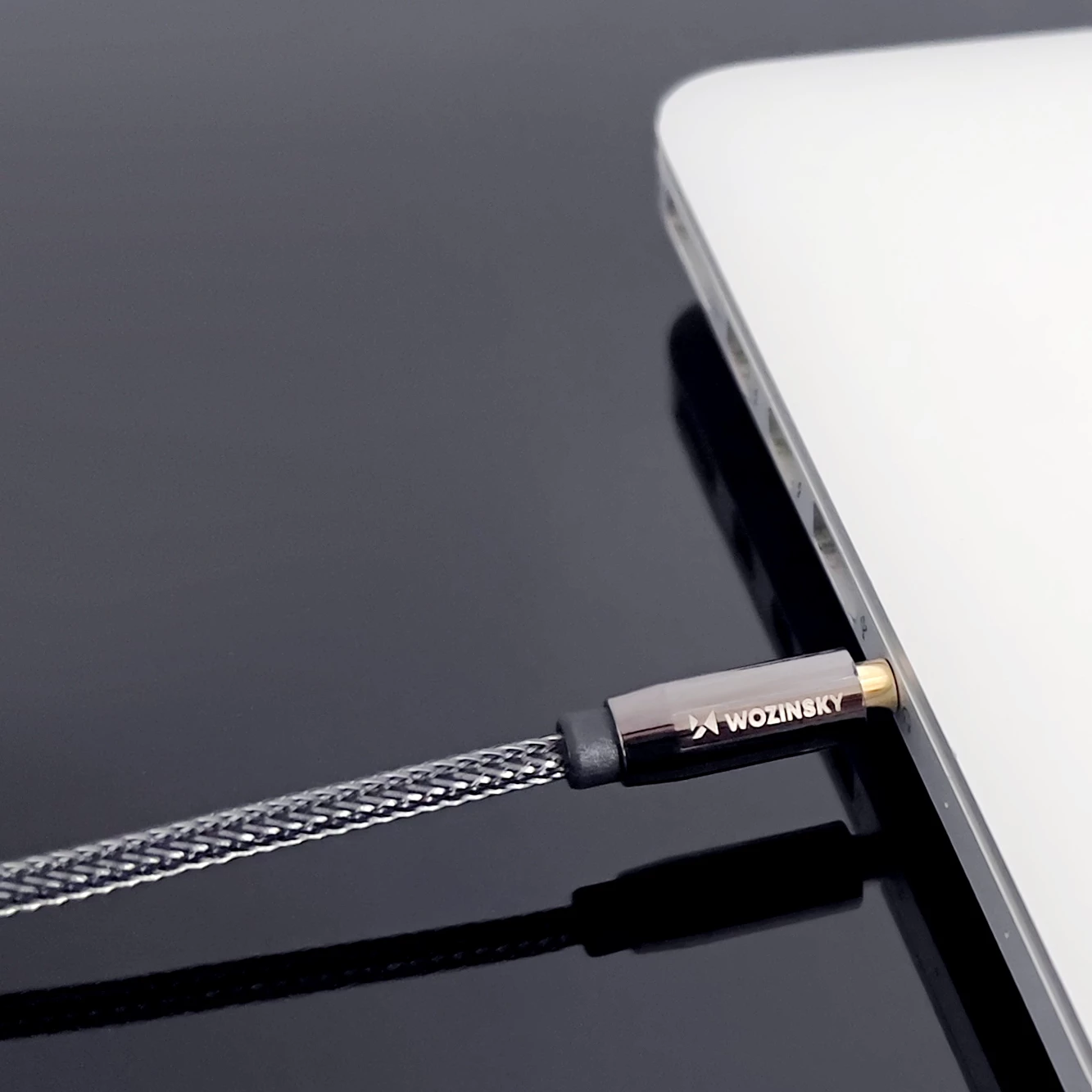 Kabllo audio Wozinsky AUX, 2x mini jack 3.5mm, 2m, e zezë