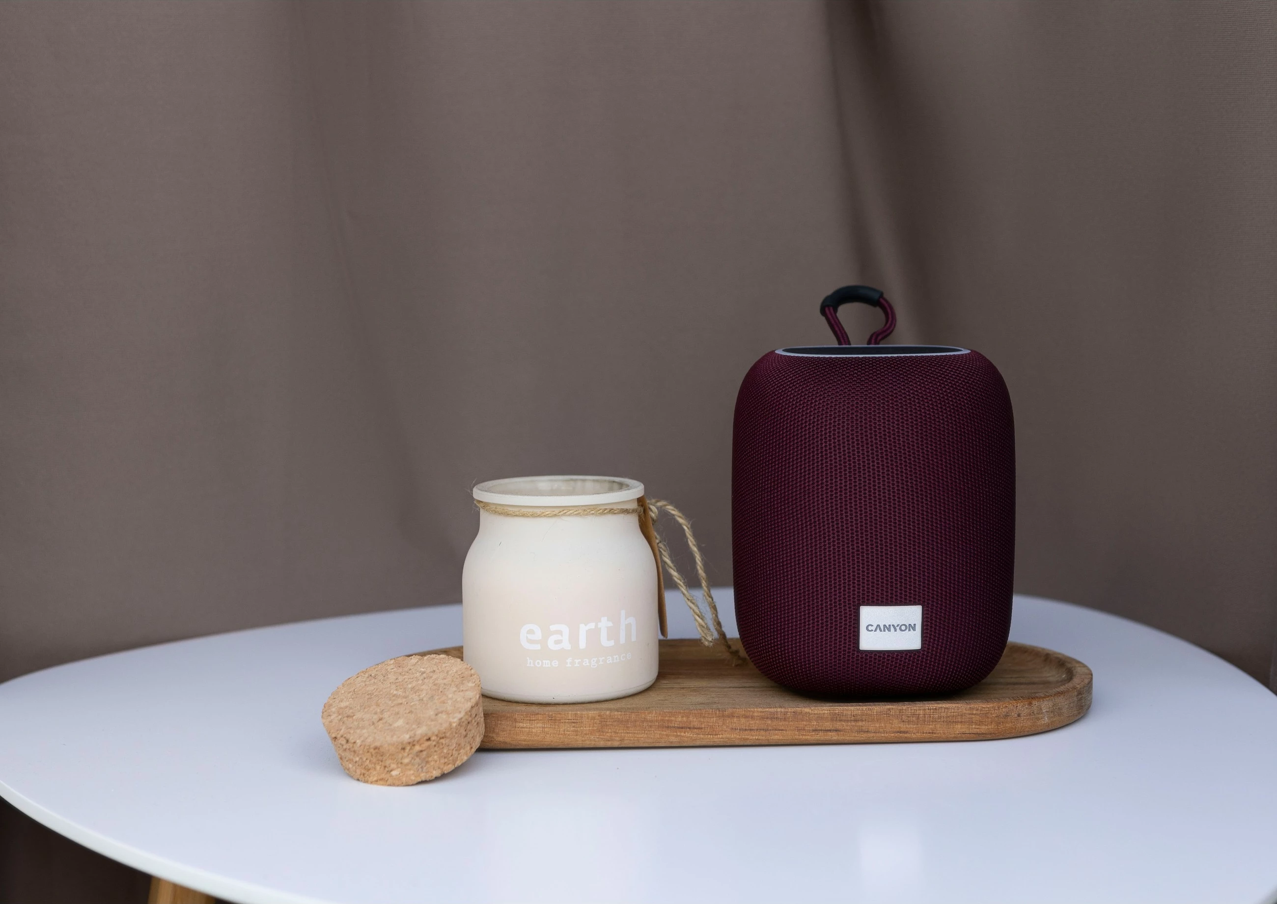 Altoparlant portativ Canyon BSP-8, 10W, Bluetooth, USB Type-C, burgundy
