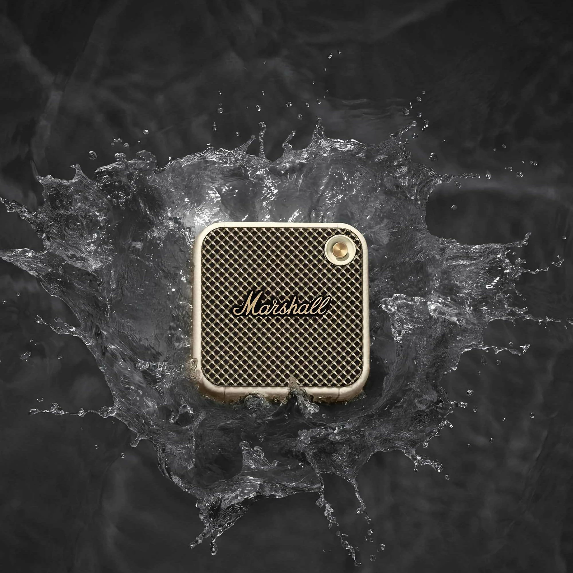 Altoparlant portativ Marshall Willen 10W Bluetooth 5.1 IP67, krem