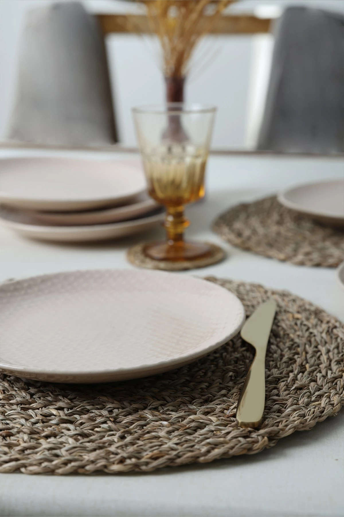 Set pjatash për ëmbëlsira, krem, Hermia Concept, 6 copë, X00018989