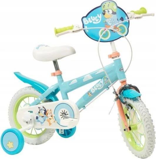 Biçikletë fëmijësh TOIMSA Bluey 12 inç, blu/lime blue