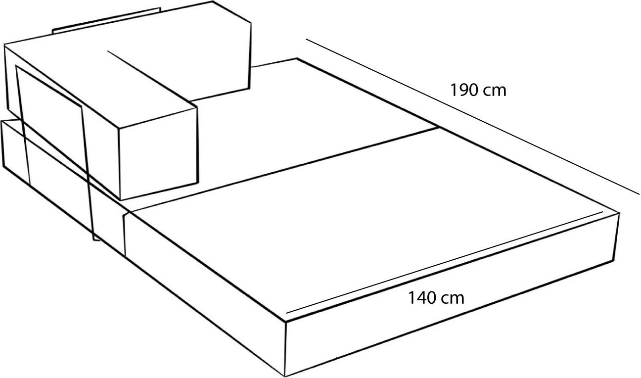Divan dy ulës Comfort, ngjyrë antracit, Atelier del Sofa