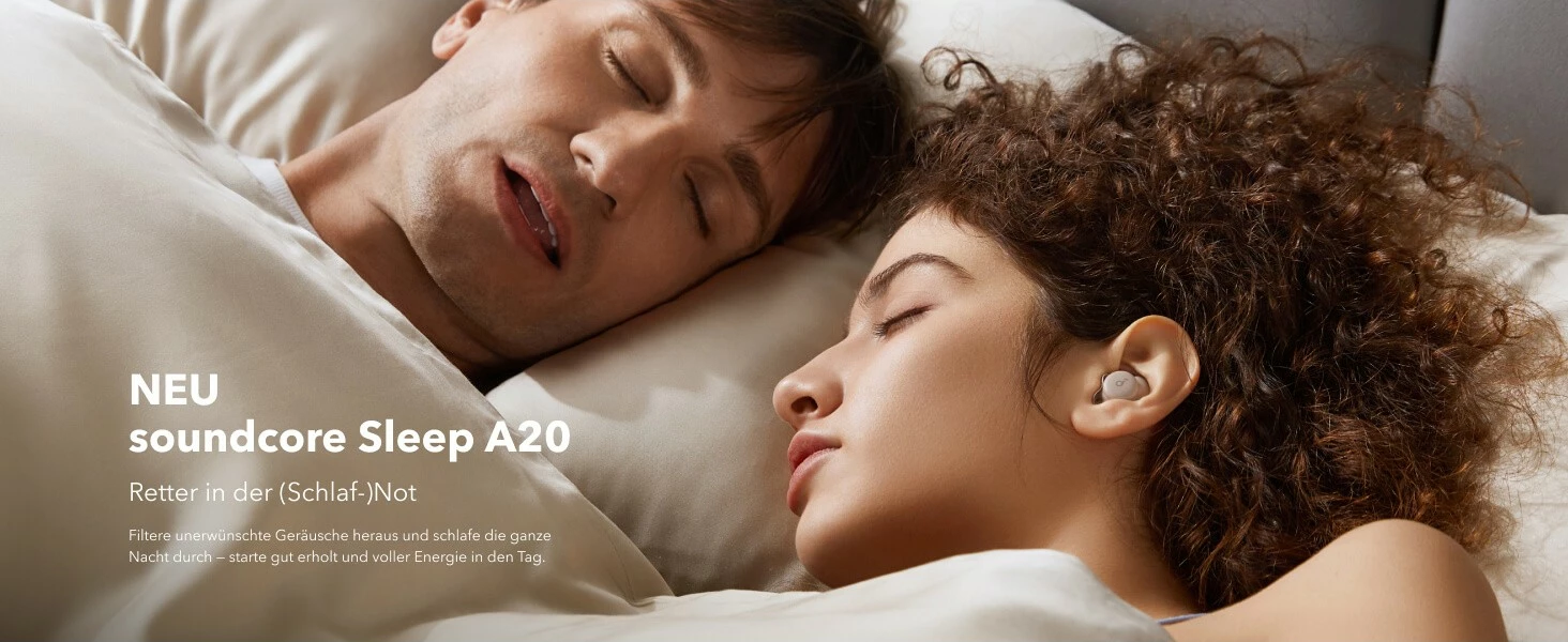 Kufje Anker Soundcore Sleep A20, Wireless, 20 - 20000 Hz, Bardhë