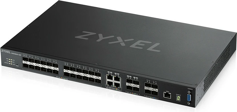 Switch Zyxel XGS4600-32F, Managed, L3, Rack mounting, Ngjyrë e zezë