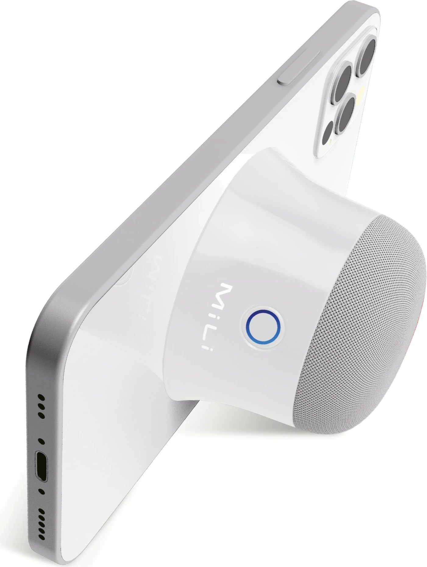 Altoparlant portativ Ultron Mag Soundmate, Bluetooth, 420mAh, 3W, bardhë