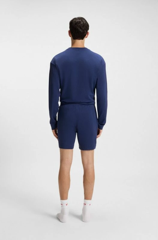 Shorce nate për meshkuj Hugo Loungewear Laze 50525247-409, azzurro