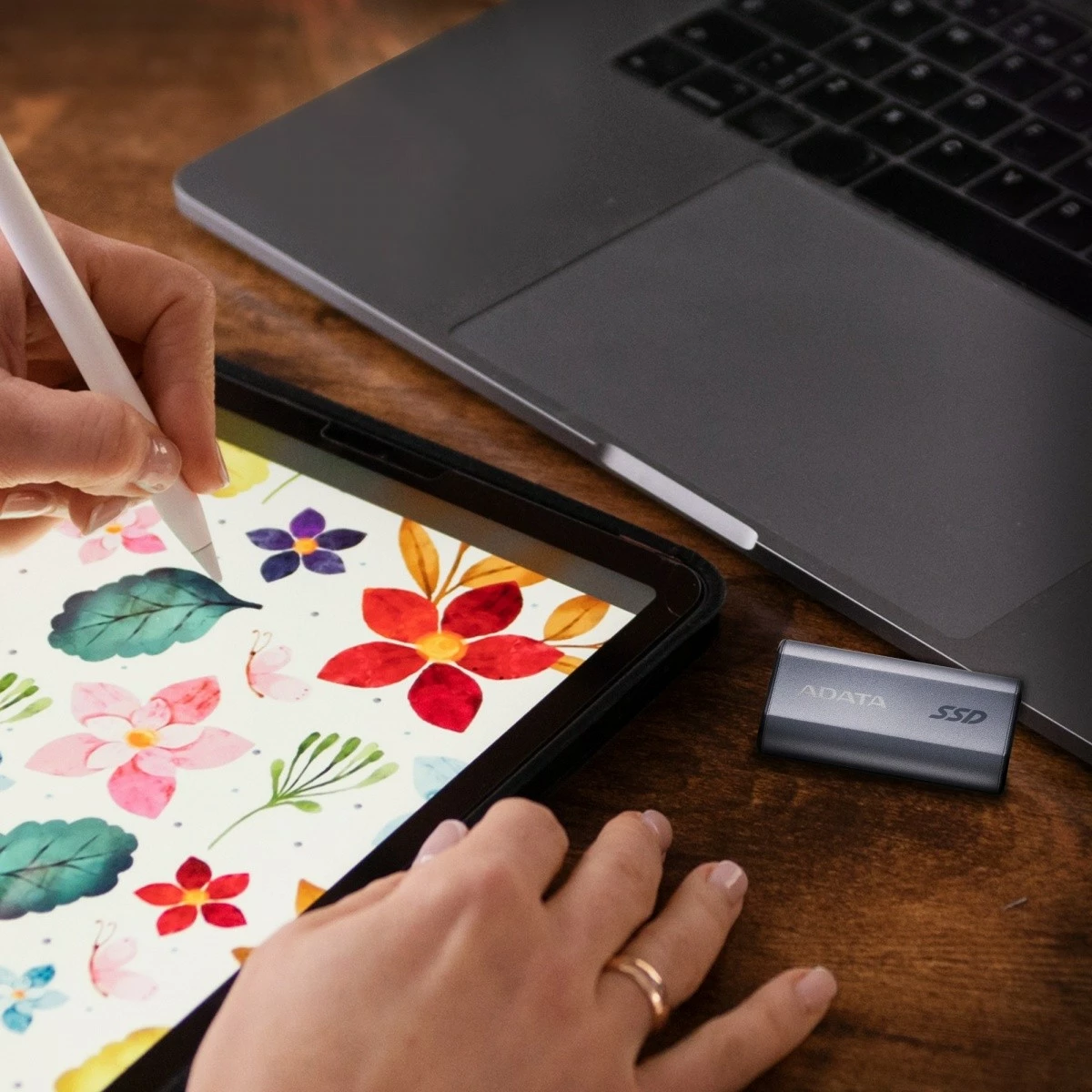 Kasë SSD e jashtme Adata SC750, 500 GB, USB 3.2 Type-C, Titanium