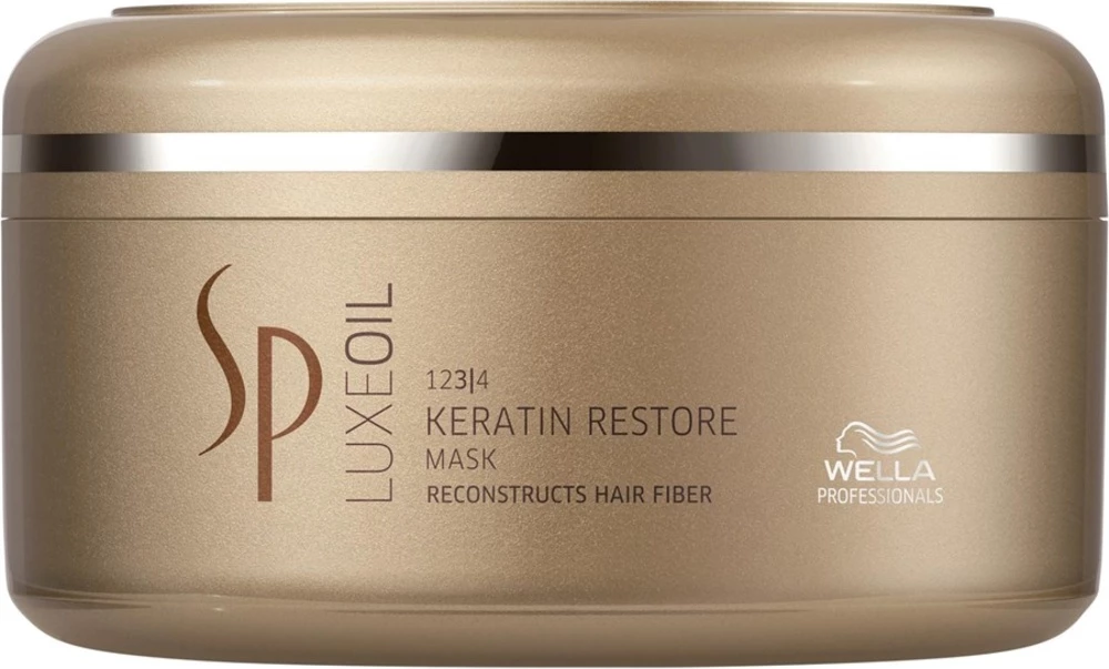Maskë për flokë Wella Professionals SP Luxe Oil Keratin Restore Mask për femra, 150ml