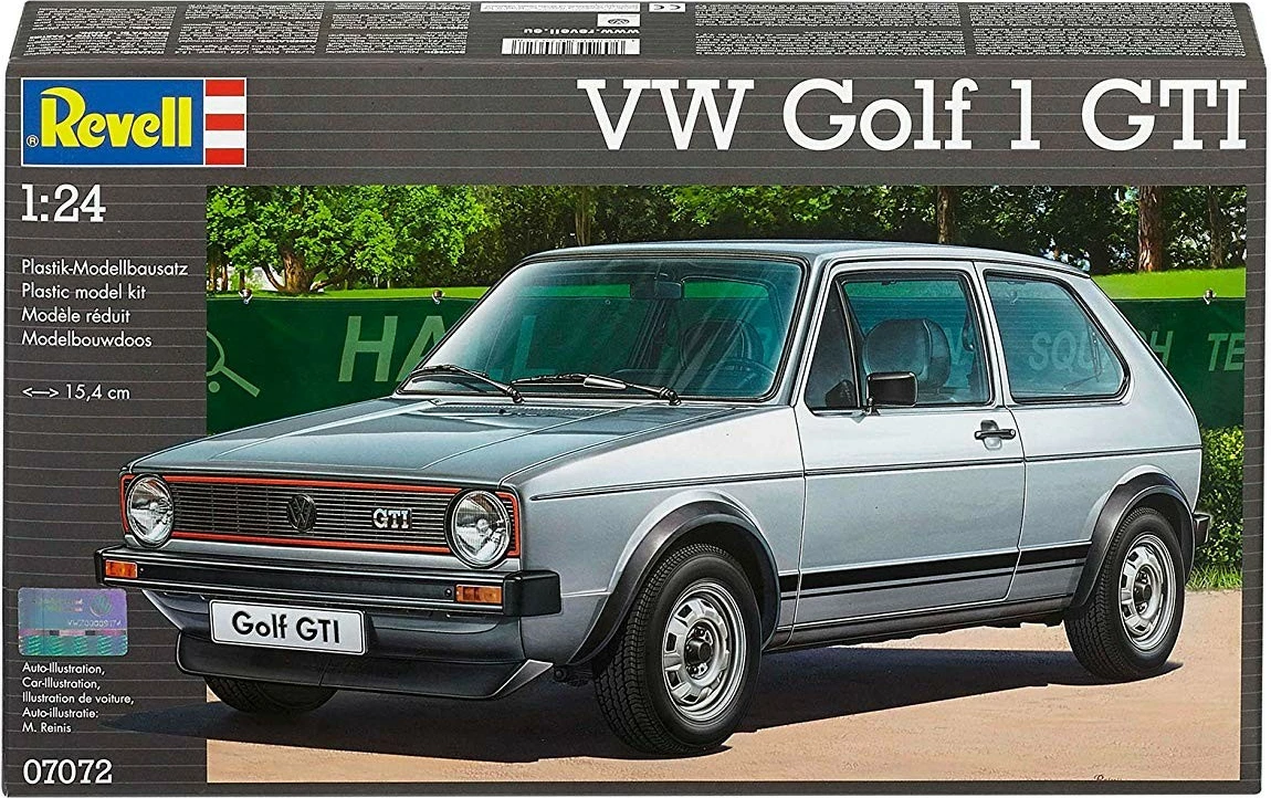 Model plastik Revell VW Golf 1 GTI, 1:24, 121 pjesë