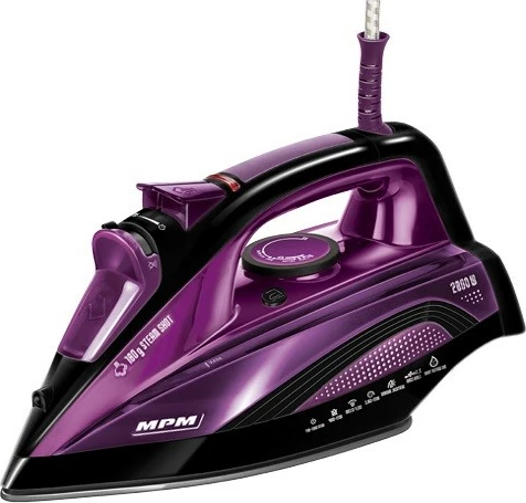 Hekur me avull MPM MZE-21/RS, 2800 W, pllaka qeramike, 400 ml, Vjollcë