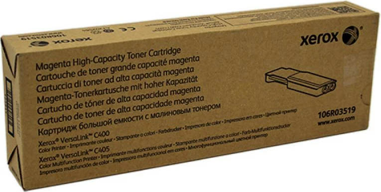 Toner Xerox 106R03519 kapacitet i lartë 4800 faqe për VersaLink C400/C405 magenta