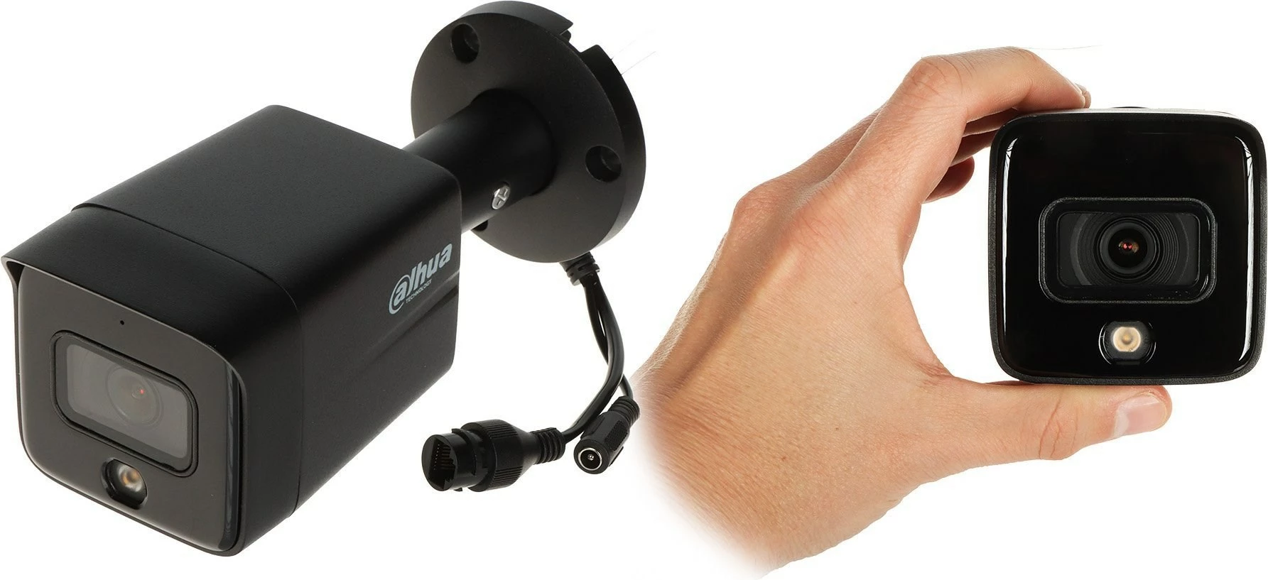 Kamerë sigurie IP DAHUA IPC-HFW1639TC-A-IL-0280B-S6, 6 MP, e zezë