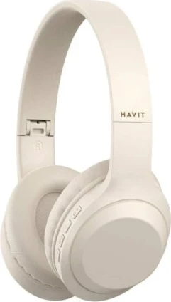Kufje Havit H628BT, wireless, mbi vesh, Bezh