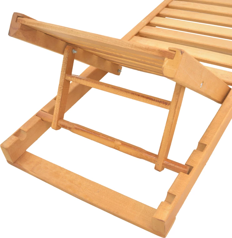 Shezlong Specta dru ahu, ngjyrë natyrale, 60x190x50cm