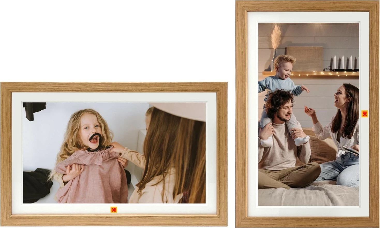 Kornizë digjitale Kodak RCF-1561P, 32GB, WiFi, FHD, kafe