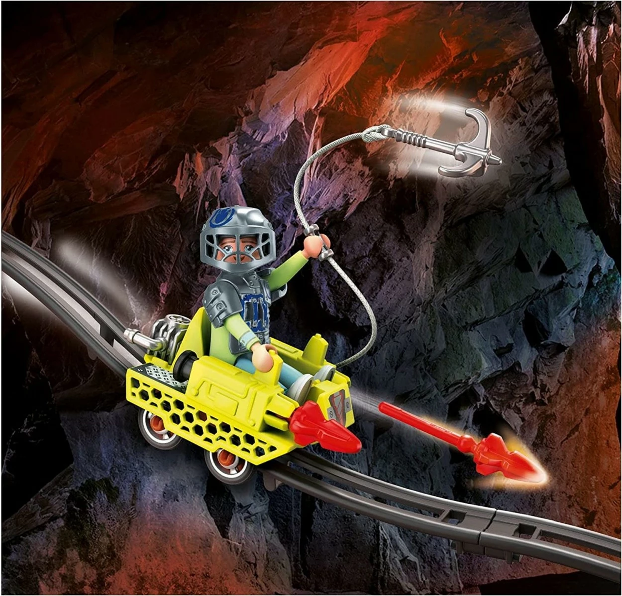 Set lodrash Playmobil DINO Rise 70930 Mining Cart, 23 pjesë
