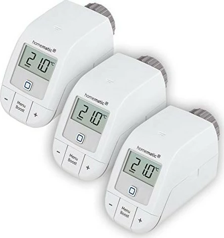 Termostat radiatorësh eQ-3 Homematic IP, Set 5 copë, i bardhë