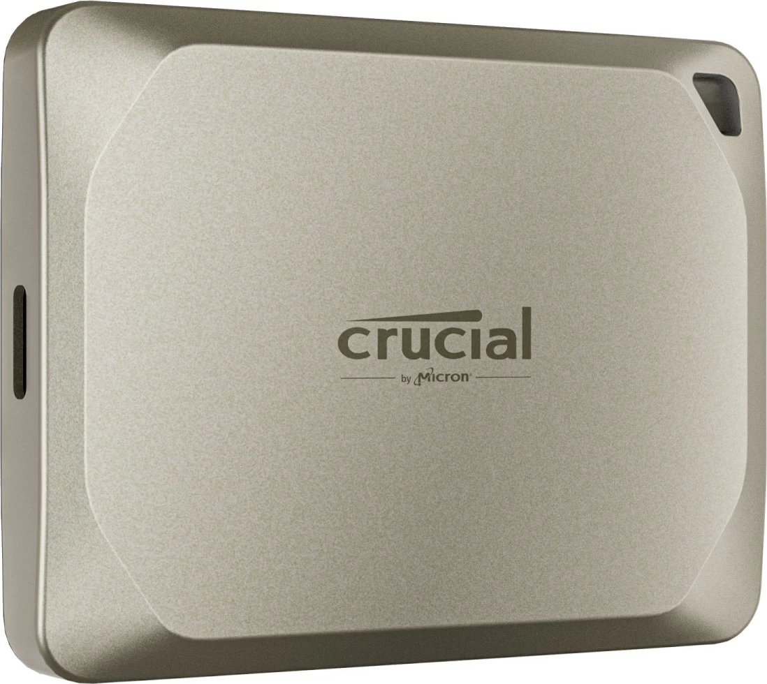 SSD portabël Crucial X9 Pro 1TB, USB Type-C, për Mac, bezhë