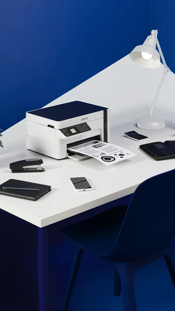Printer Epson EcoTank M2120, Inkjet, Wi-Fi, Bardhë