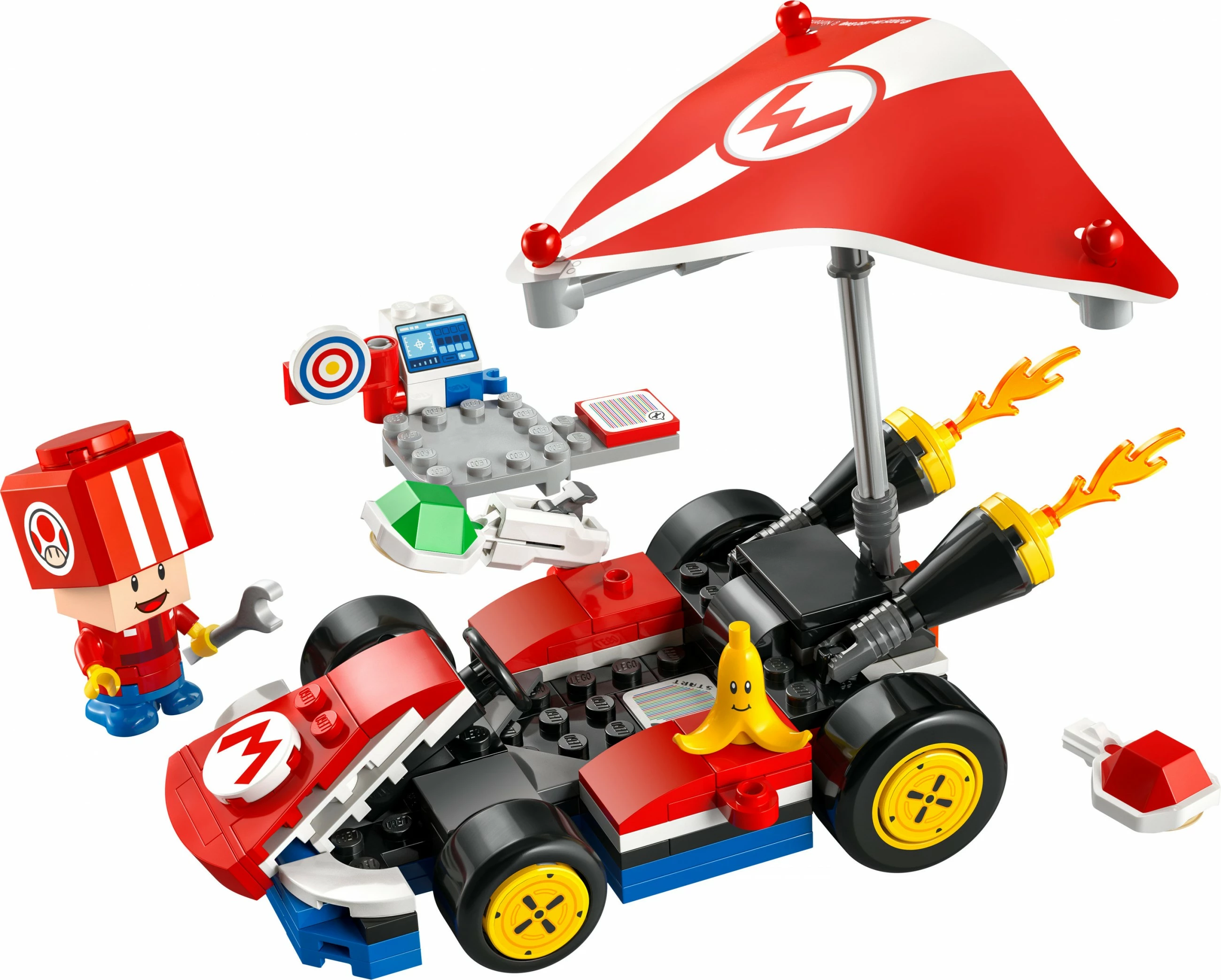 Set ndërtimi LEGO Mario Kart Standard Kart, 174 pjesë, shumëngjyrësh