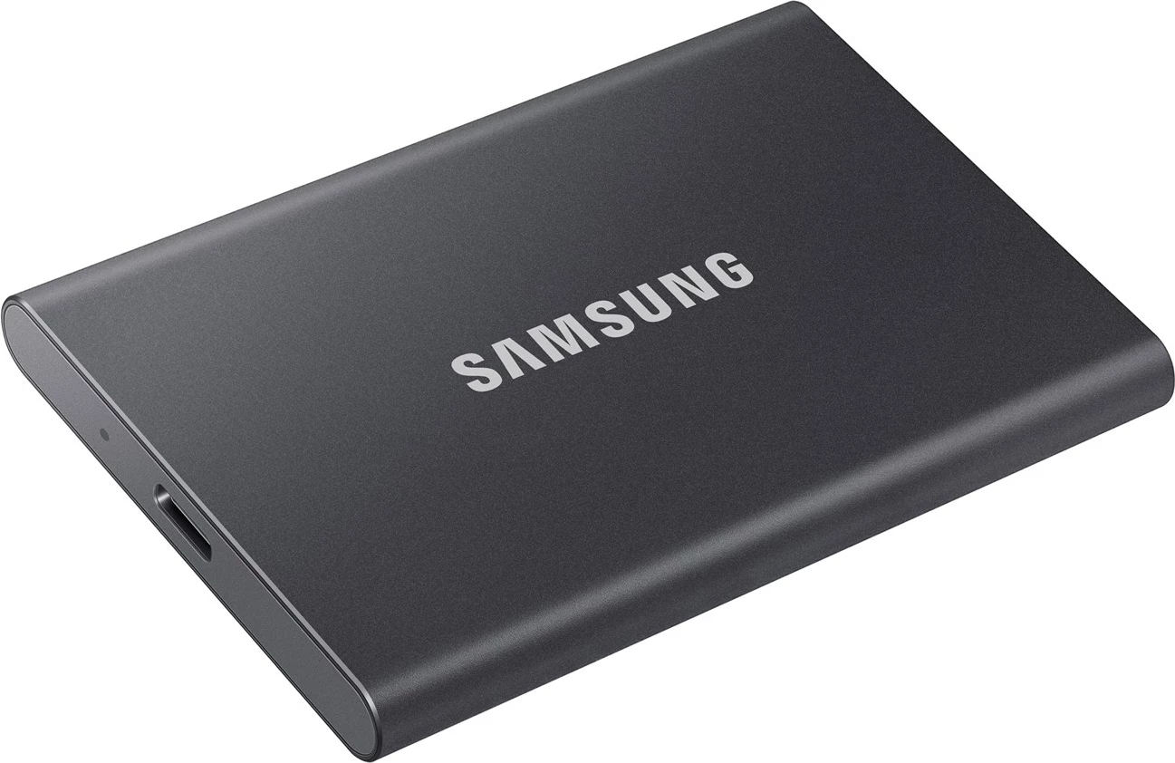 Disk SSD i jashtëm Samsung Portable T7, 1 TB, USB- C, hiri