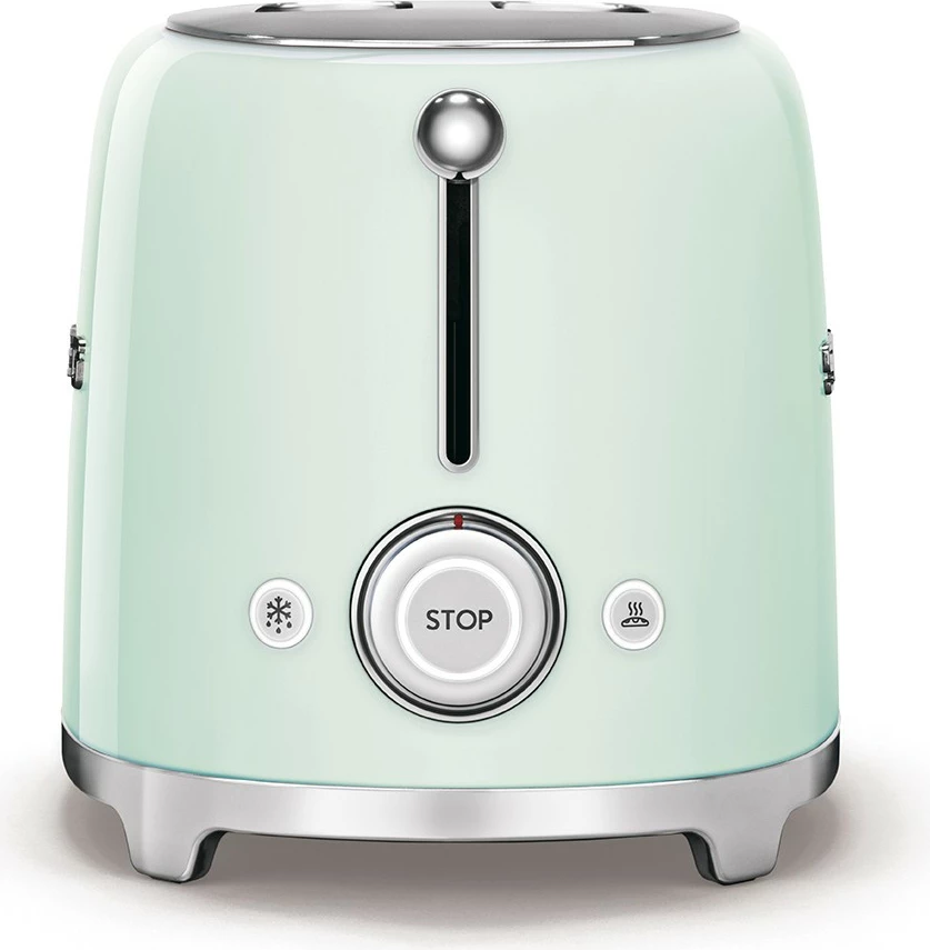 Tostues SMEG TSF01PGEU, 2 feta, 950W, jeshil pastel