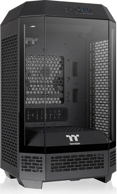 Kasë Thermaltake The Tower 250 Mini Tower, LCD, e zezë