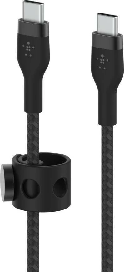 Kabllo USB-C Belkin CAB011BT1MBK, USB-C në USB-C, 1 m, USB 2.0, e thurur, e zezë
