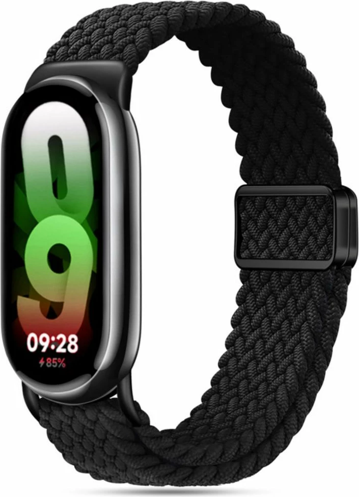 Rrip najloni Tech-Protect NylonMag për Xiaomi Smart Band 8/9/NFC, i zi