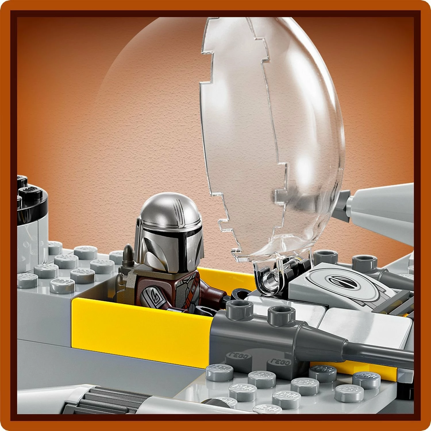 Set LEGO Star Wars N-1 Starfighter Mando dhe Grogu 75410, 92 copë, 4+