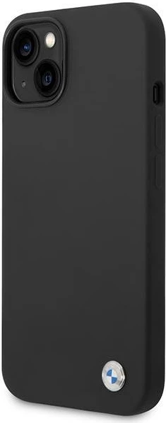 Mbështjellës BMW BMHCP14MSILBK për iPhone 14 Plus 6.7", silikon, e zezë