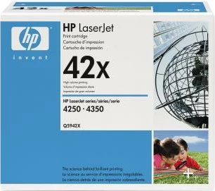 Toner, HP, 42X Q5942XD, i zi, paketë dyshe