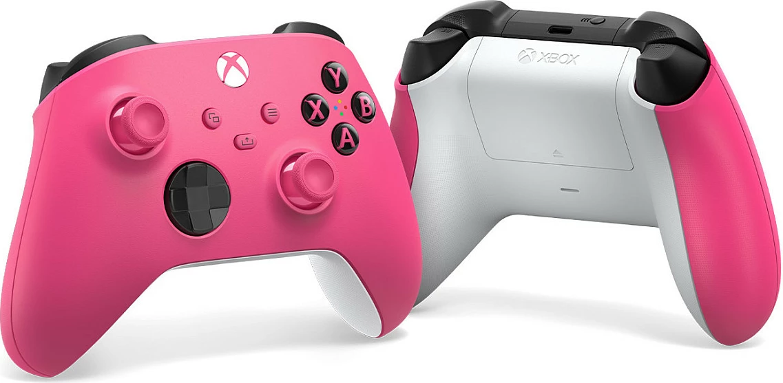 Kontrollues wireless Microsoft Xbox, rozë