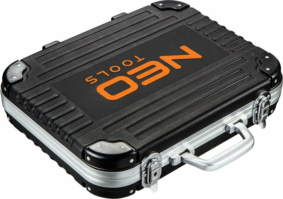 Set kuti veglash për elektricist Neo 01-310-1, 108 pjesë, vegla të izoluara 1000V, portokalli/zezë