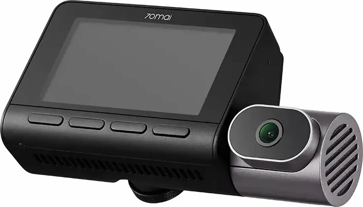 Kamerë veture (dashcam) 70mai 4K T800 HDR set front + prapa (RC24), Wi‑Fi 6, GPS, microSD deri 512GB, e zezë