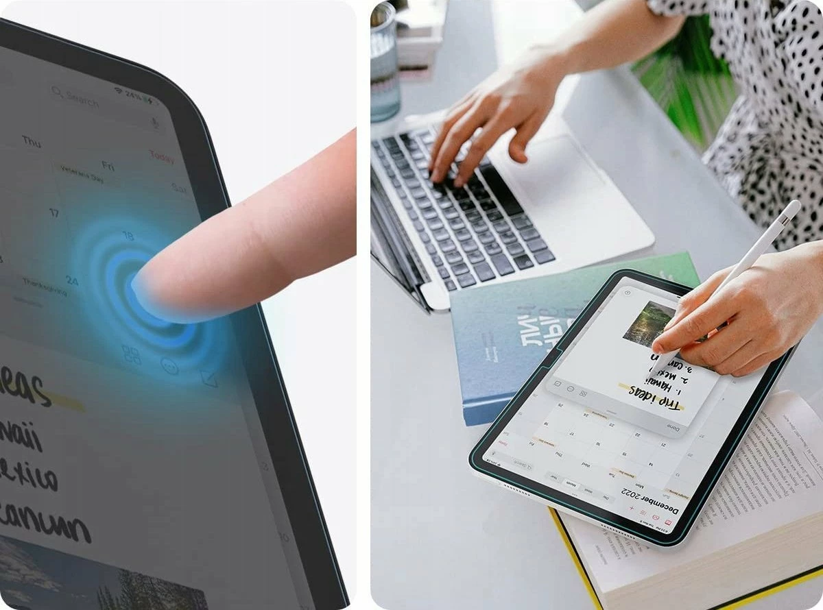 Mbrojtës ekrani xham i temperuar Spigen GLAS.tR EZ Fit për iPad 10.9\", transparent, set 1 copë