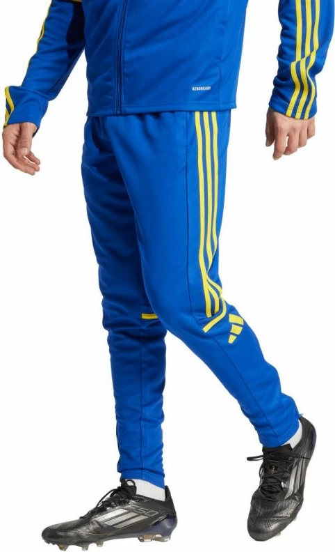 Pantallona për meshkuj adidas, të kaltra-verdhë