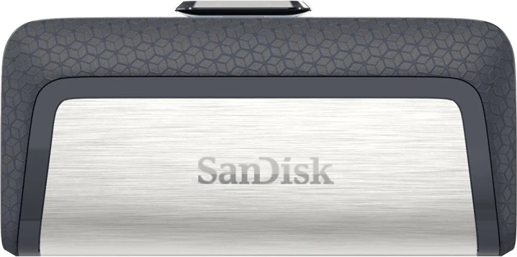 USB SanDisk Ultra Dual Drive, 256 GB, hiri, argjend
